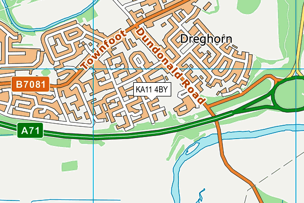 KA11 4BY map - OS VectorMap District (Ordnance Survey) KA11 4BY map - OS VectorMap District (Ordnance Survey)