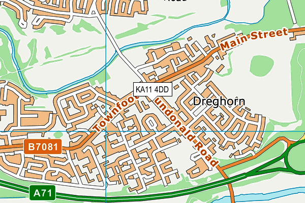 KA11 4DD map - OS VectorMap District (Ordnance Survey) KA11 4DD map - OS VectorMap District (Ordnance Survey)