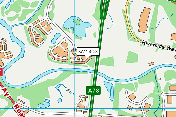 KA11 4DG map - OS VectorMap District (Ordnance Survey) KA11 4DG map - OS VectorMap District (Ordnance Survey)