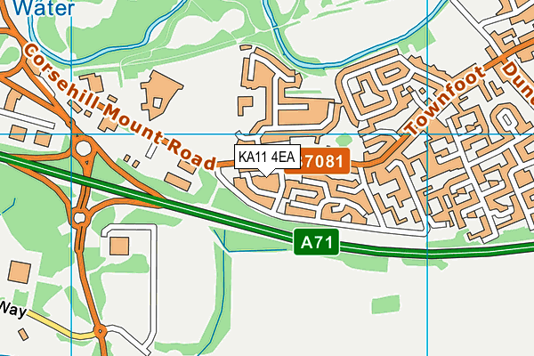 KA11 4EA map - OS VectorMap District (Ordnance Survey) KA11 4EA map - OS VectorMap District (Ordnance Survey)