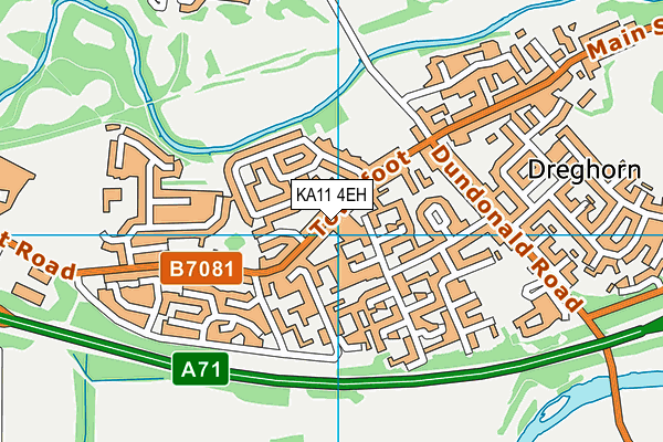 KA11 4EH map - OS VectorMap District (Ordnance Survey) KA11 4EH map - OS VectorMap District (Ordnance Survey)