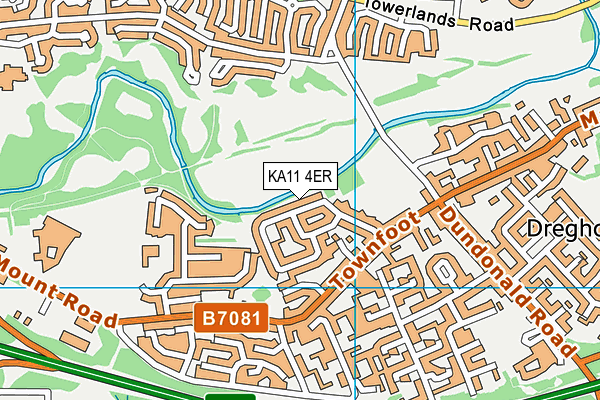 KA11 4ER map - OS VectorMap District (Ordnance Survey) KA11 4ER map - OS VectorMap District (Ordnance Survey)