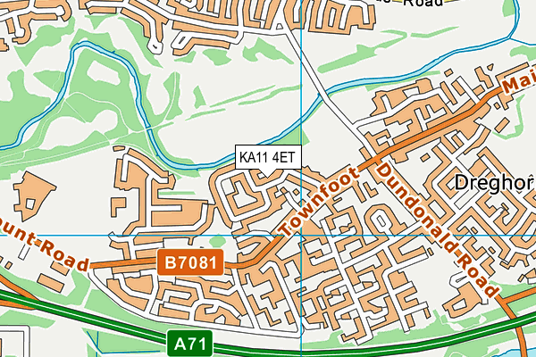 KA11 4ET map - OS VectorMap District (Ordnance Survey) KA11 4ET map - OS VectorMap District (Ordnance Survey)