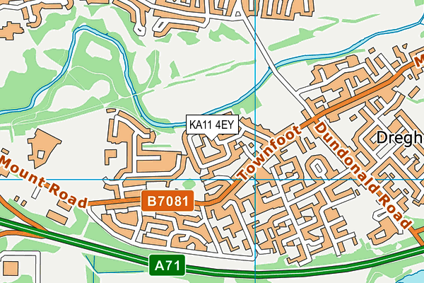 KA11 4EY map - OS VectorMap District (Ordnance Survey) KA11 4EY map - OS VectorMap District (Ordnance Survey)
