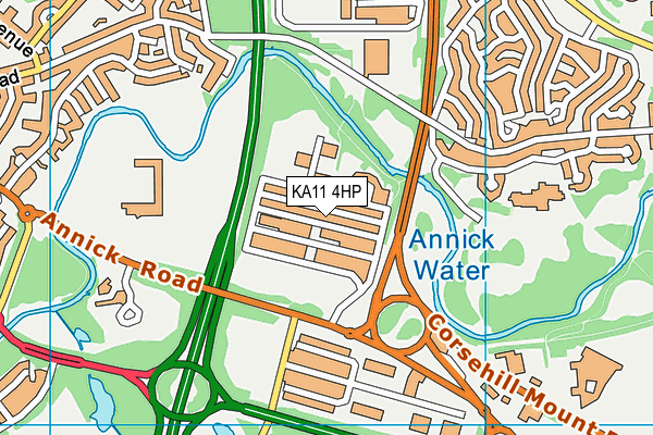 KA11 4HP map - OS VectorMap District (Ordnance Survey) KA11 4HP map - OS VectorMap District (Ordnance Survey)
