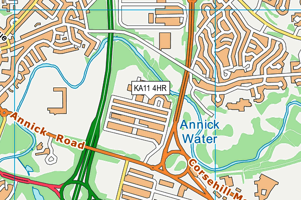 KA11 4HR map - OS VectorMap District (Ordnance Survey) KA11 4HR map - OS VectorMap District (Ordnance Survey)