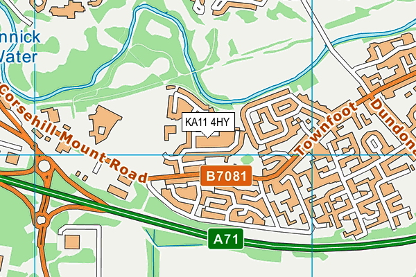 KA11 4HY map - OS VectorMap District (Ordnance Survey) KA11 4HY map - OS VectorMap District (Ordnance Survey)