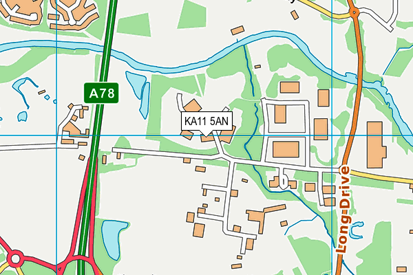KA11 5AN map - OS VectorMap District (Ordnance Survey) KA11 5AN map - OS VectorMap District (Ordnance Survey)