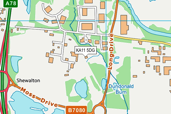 KA11 5DG map - OS VectorMap District (Ordnance Survey) KA11 5DG map - OS VectorMap District (Ordnance Survey)