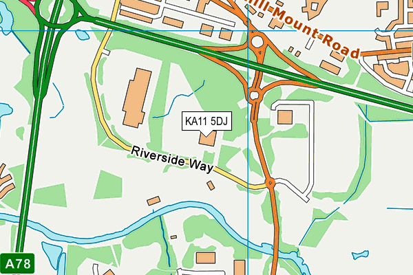 KA11 5DJ map - OS VectorMap District (Ordnance Survey) KA11 5DJ map - OS VectorMap District (Ordnance Survey)