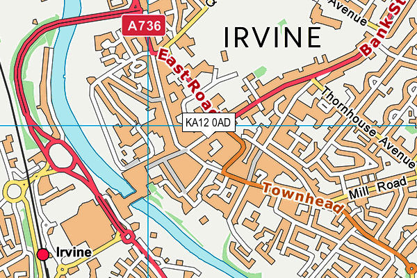 KA12 0AD map - OS VectorMap District (Ordnance Survey) KA12 0AD map - OS VectorMap District (Ordnance Survey)