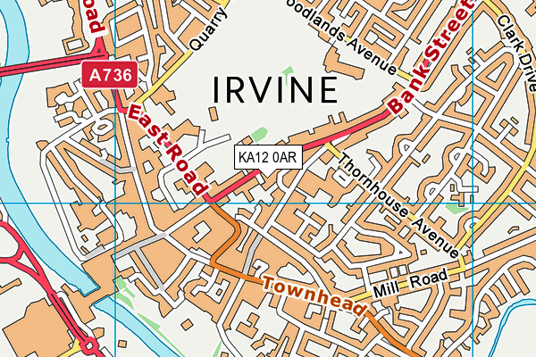 KA12 0AR map - OS VectorMap District (Ordnance Survey) KA12 0AR map - OS VectorMap District (Ordnance Survey)