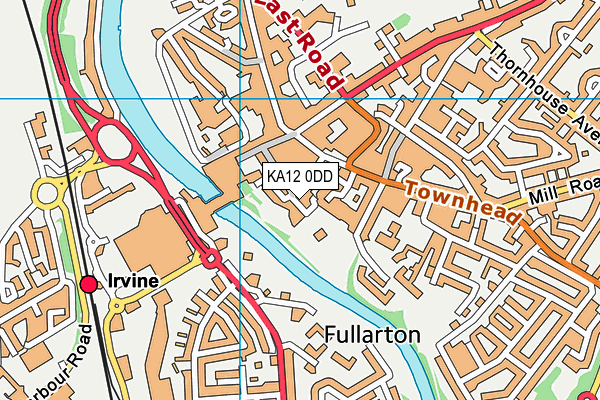 KA12 0DD map - OS VectorMap District (Ordnance Survey) KA12 0DD map - OS VectorMap District (Ordnance Survey)