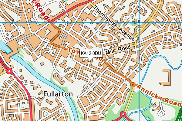 KA12 0DU map - OS VectorMap District (Ordnance Survey) KA12 0DU map - OS VectorMap District (Ordnance Survey)