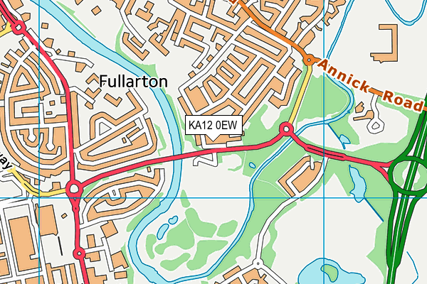 KA12 0EW map - OS VectorMap District (Ordnance Survey) KA12 0EW map - OS VectorMap District (Ordnance Survey)