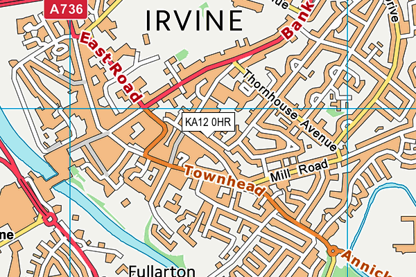 KA12 0HR map - OS VectorMap District (Ordnance Survey) KA12 0HR map - OS VectorMap District (Ordnance Survey)