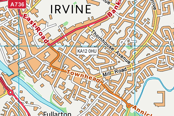 KA12 0HU map - OS VectorMap District (Ordnance Survey) KA12 0HU map - OS VectorMap District (Ordnance Survey)