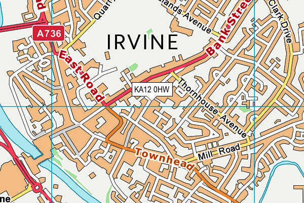 KA12 0HW map - OS VectorMap District (Ordnance Survey) KA12 0HW map - OS VectorMap District (Ordnance Survey)