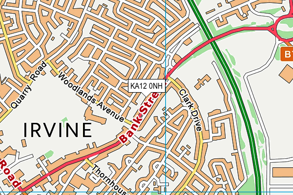 KA12 0NH map - OS VectorMap District (Ordnance Survey) KA12 0NH map - OS VectorMap District (Ordnance Survey)