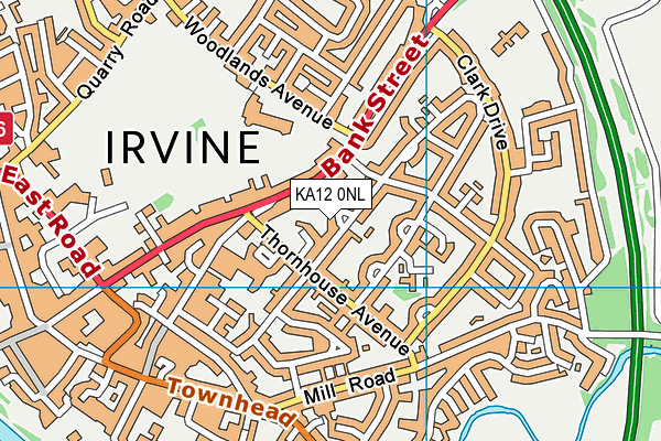 KA12 0NL map - OS VectorMap District (Ordnance Survey) KA12 0NL map - OS VectorMap District (Ordnance Survey)