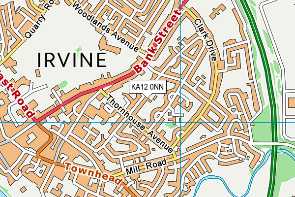 KA12 0NN map - OS VectorMap District (Ordnance Survey) KA12 0NN map - OS VectorMap District (Ordnance Survey)