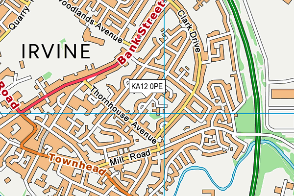 KA12 0PE map - OS VectorMap District (Ordnance Survey) KA12 0PE map - OS VectorMap District (Ordnance Survey)