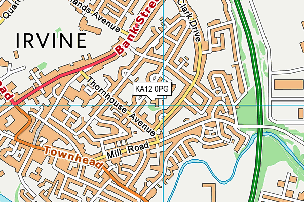 KA12 0PG map - OS VectorMap District (Ordnance Survey) KA12 0PG map - OS VectorMap District (Ordnance Survey)
