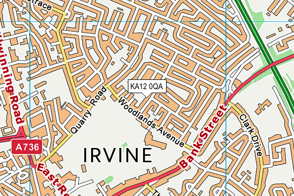 KA12 0QA map - OS VectorMap District (Ordnance Survey) KA12 0QA map - OS VectorMap District (Ordnance Survey)