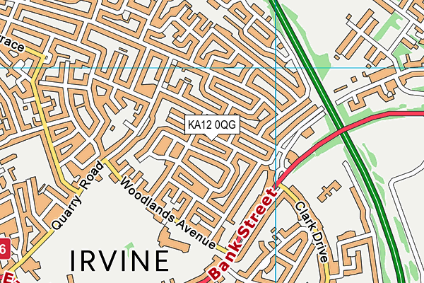 KA12 0QG map - OS VectorMap District (Ordnance Survey) KA12 0QG map - OS VectorMap District (Ordnance Survey)
