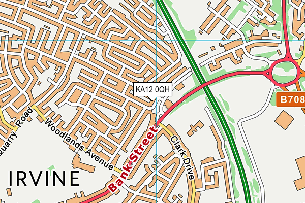 KA12 0QH map - OS VectorMap District (Ordnance Survey) KA12 0QH map - OS VectorMap District (Ordnance Survey)