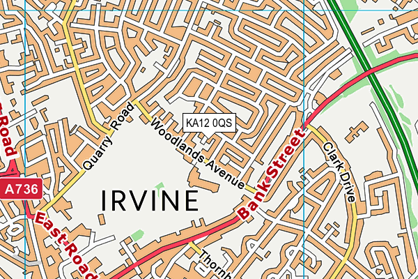 KA12 0QS map - OS VectorMap District (Ordnance Survey) KA12 0QS map - OS VectorMap District (Ordnance Survey)