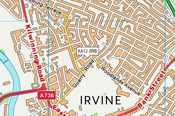 KA12 0RB map - OS VectorMap District (Ordnance Survey) KA12 0RB map - OS VectorMap District (Ordnance Survey)