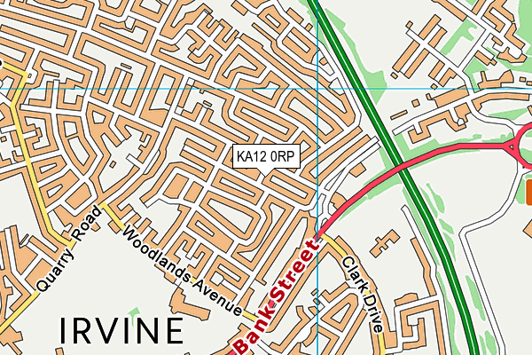KA12 0RP map - OS VectorMap District (Ordnance Survey) KA12 0RP map - OS VectorMap District (Ordnance Survey)