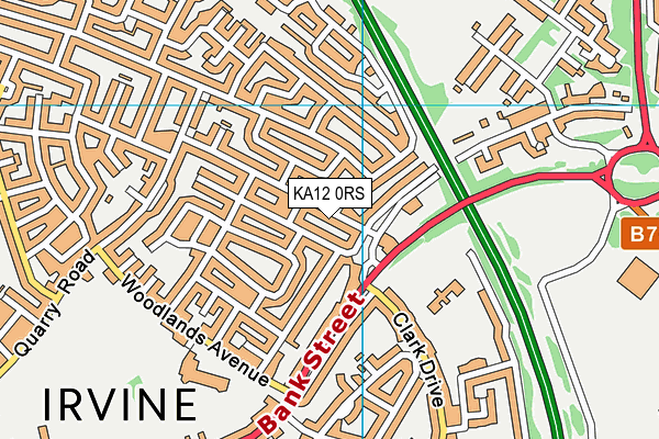 KA12 0RS map - OS VectorMap District (Ordnance Survey) KA12 0RS map - OS VectorMap District (Ordnance Survey)
