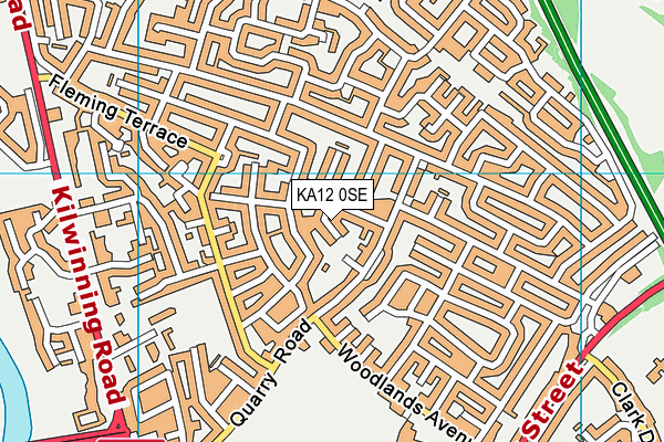 KA12 0SE map - OS VectorMap District (Ordnance Survey) KA12 0SE map - OS VectorMap District (Ordnance Survey)