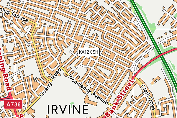 KA12 0SH map - OS VectorMap District (Ordnance Survey) KA12 0SH map - OS VectorMap District (Ordnance Survey)