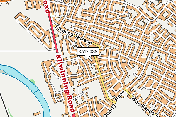 KA12 0SN map - OS VectorMap District (Ordnance Survey) KA12 0SN map - OS VectorMap District (Ordnance Survey)