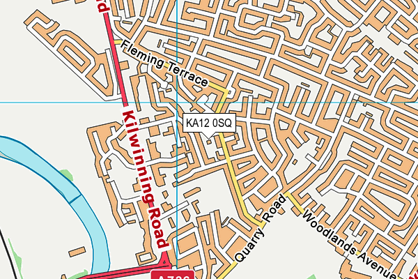 KA12 0SQ map - OS VectorMap District (Ordnance Survey) KA12 0SQ map - OS VectorMap District (Ordnance Survey)