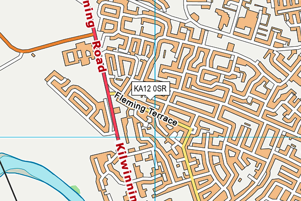 KA12 0SR map - OS VectorMap District (Ordnance Survey) KA12 0SR map - OS VectorMap District (Ordnance Survey)