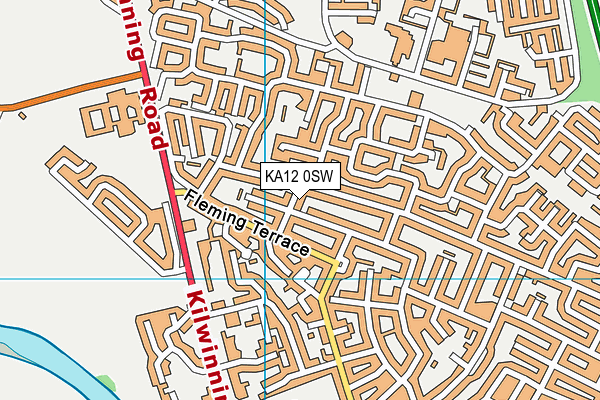 KA12 0SW map - OS VectorMap District (Ordnance Survey) KA12 0SW map - OS VectorMap District (Ordnance Survey)