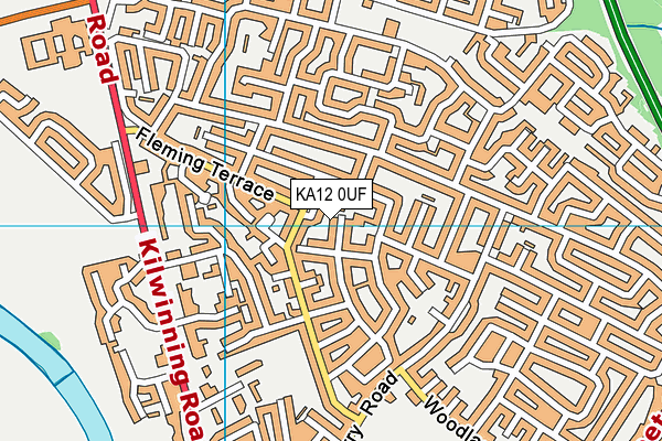 KA12 0UF map - OS VectorMap District (Ordnance Survey) KA12 0UF map - OS VectorMap District (Ordnance Survey)