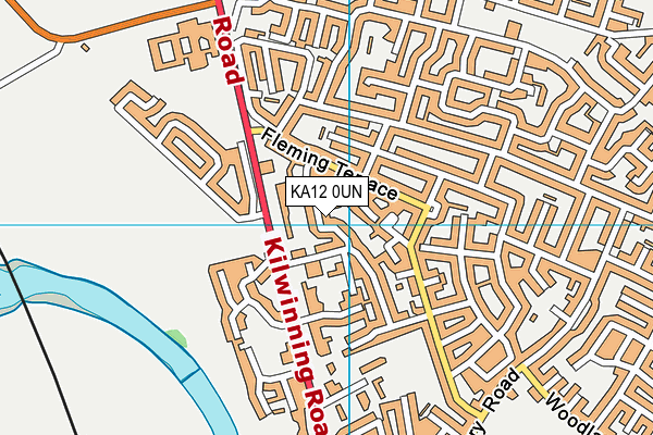 KA12 0UN map - OS VectorMap District (Ordnance Survey) KA12 0UN map - OS VectorMap District (Ordnance Survey)