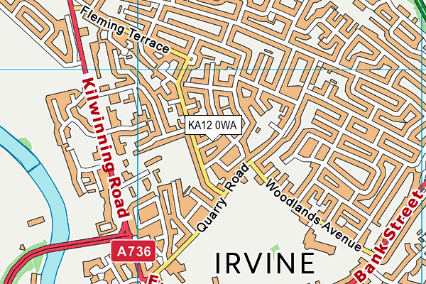 KA12 0WA map - OS VectorMap District (Ordnance Survey) KA12 0WA map - OS VectorMap District (Ordnance Survey)