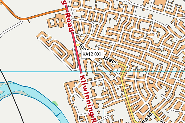 KA12 0XH map - OS VectorMap District (Ordnance Survey) KA12 0XH map - OS VectorMap District (Ordnance Survey)