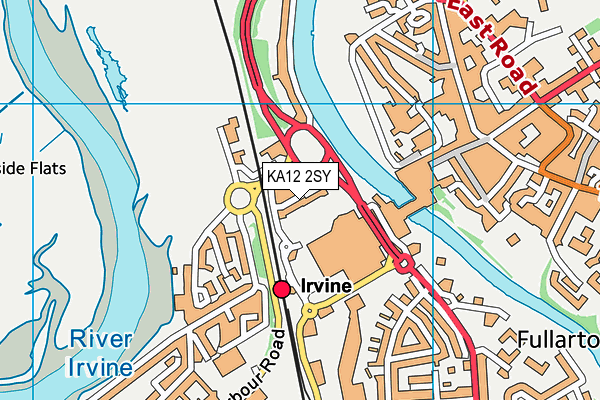 KA12 2SY map - OS VectorMap District (Ordnance Survey) KA12 2SY map - OS VectorMap District (Ordnance Survey)