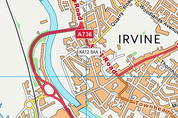 KA12 8AX map - OS VectorMap District (Ordnance Survey) KA12 8AX map - OS VectorMap District (Ordnance Survey)