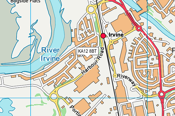 KA12 8BT map - OS VectorMap District (Ordnance Survey) KA12 8BT map - OS VectorMap District (Ordnance Survey)