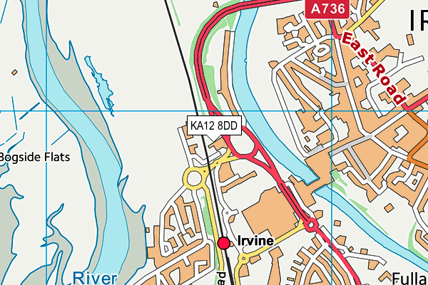 KA12 8DD map - OS VectorMap District (Ordnance Survey) KA12 8DD map - OS VectorMap District (Ordnance Survey)