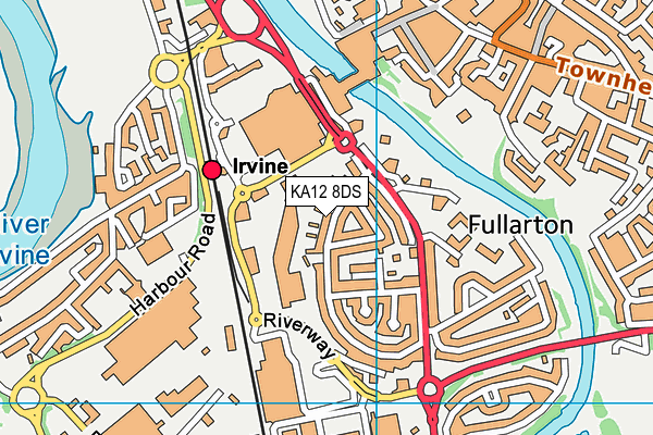 KA12 8DS map - OS VectorMap District (Ordnance Survey) KA12 8DS map - OS VectorMap District (Ordnance Survey)