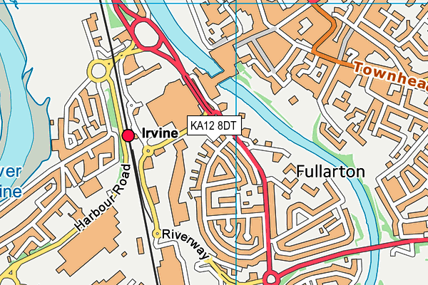 KA12 8DT map - OS VectorMap District (Ordnance Survey) KA12 8DT map - OS VectorMap District (Ordnance Survey)